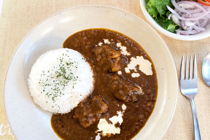 淡路鶏のチキンカレーセット