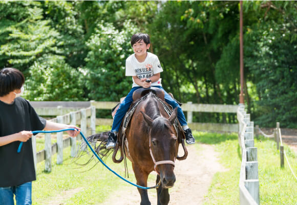 乗馬体験(遊びの広場)